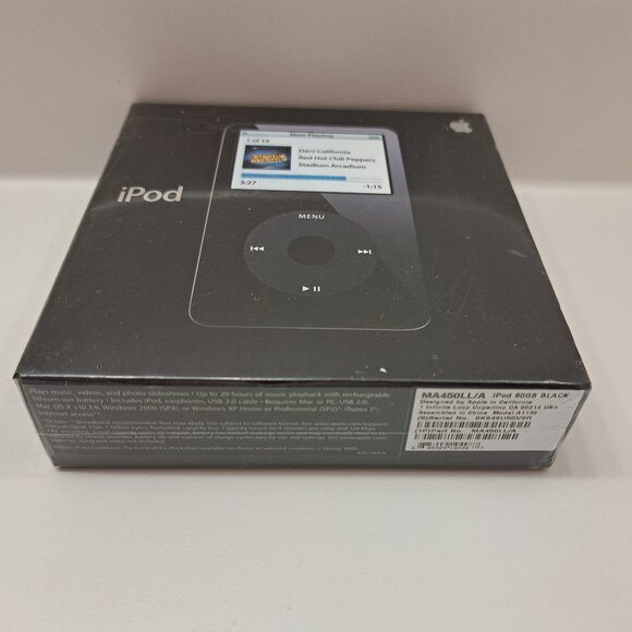 Apple iPod Video 5th Generation 80GB Black MA459LL/A A1136 - BRAND NEW SEALED - Picture 1 of 6
